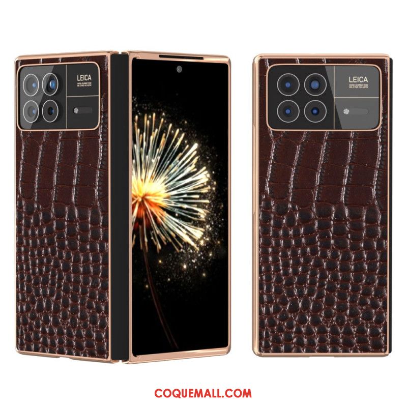 Coque Xiaomi Mix Fold 3 Style Crocodile