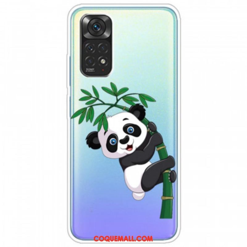 Coque Xiaomi Redmi Note 11 / 11s Panda Sur Le Bambou