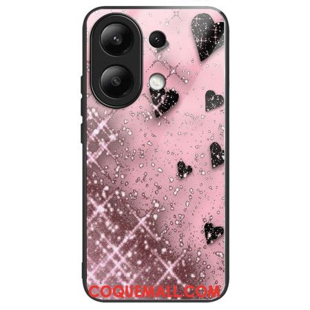 Coque Xiaomi Redmi Note 13 4G Verre Trempé Amour Rose