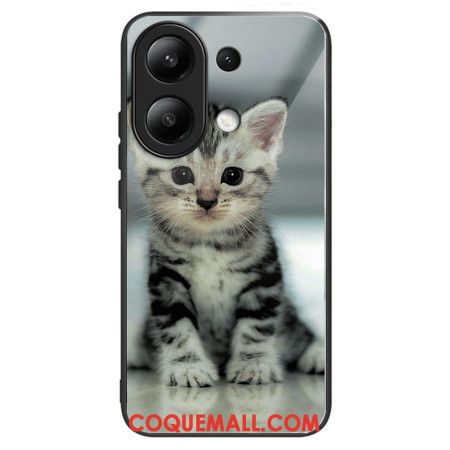 Coque Xiaomi Redmi Note 13 4G Verre Trempé Chaton