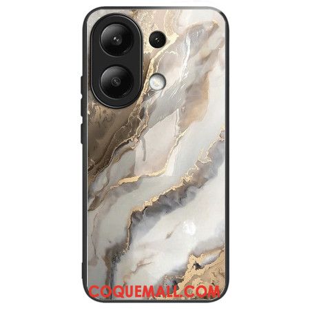 Coque Xiaomi Redmi Note 13 4G Verre Trempé Marbre Beige