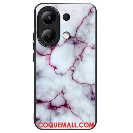 Coque Xiaomi Redmi Note 13 4G Verre Trempé Marbre Violet