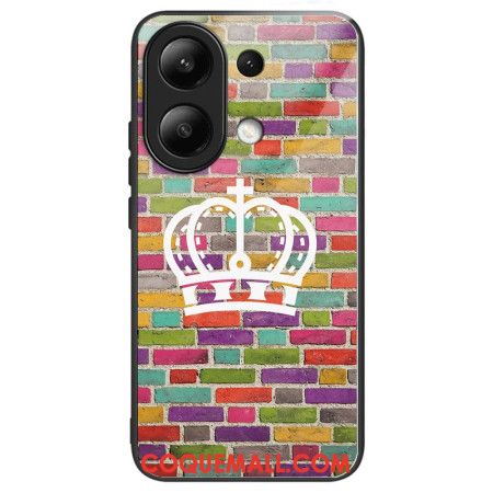 Coque Xiaomi Redmi Note 13 4G Verre Trempé Mur Coloré