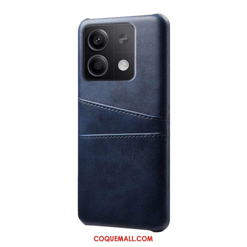 Coque Xiaomi Redmi Note 13 5G Effet Cuir Porte-Cartes