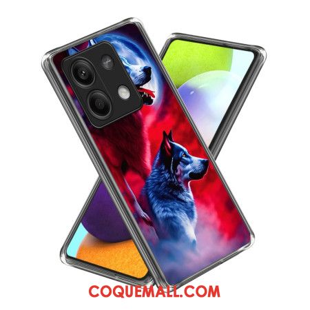 Coque Xiaomi Redmi Note 13 5G Loup à la Lune