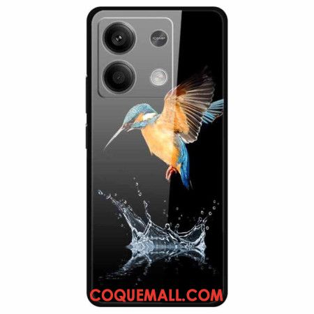 Coque Xiaomi Redmi Note 13 5G Verre Trempé Oiseau Couronné