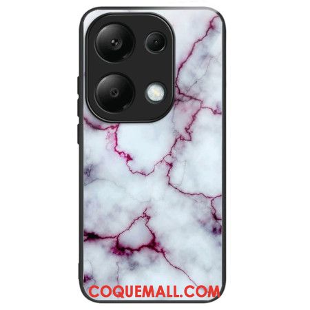 Coque Xiaomi Redmi Note 13 Pro 4G / Poco M6 Pro 4G Coque Verre Trempé Marbre Violet