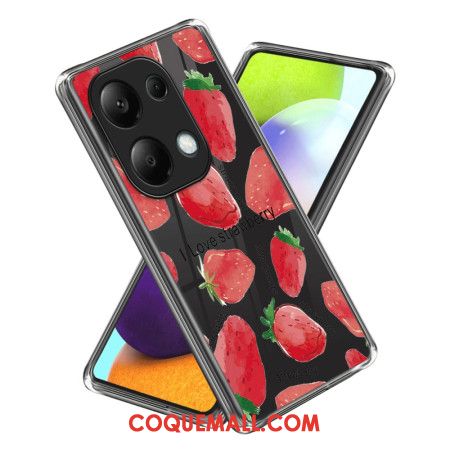 Coque Xiaomi Redmi Note 13 Pro 4G / Poco M6 Pro 4G Fraises