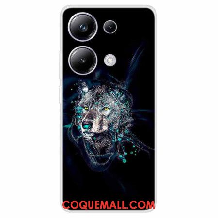 Coque Xiaomi Redmi Note 13 Pro 4G / Poco M6 Pro 4G Impression Loup