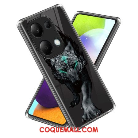 Coque Xiaomi Redmi Note 13 Pro 4G / Poco M6 Pro 4G Motif de Loup