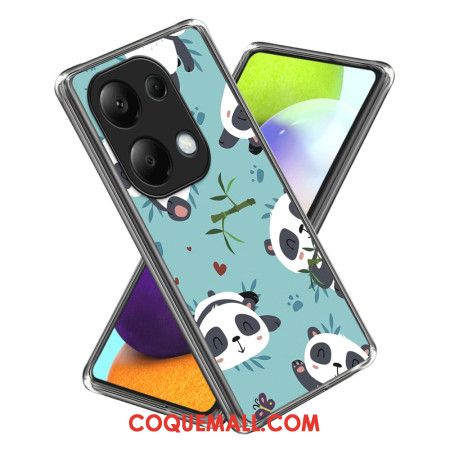 Coque Xiaomi Redmi Note 13 Pro 4G / Poco M6 Pro 4G Pandas Mignons