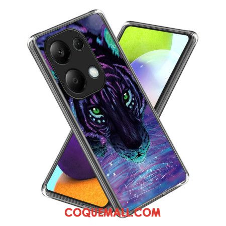 Coque Xiaomi Redmi Note 13 Pro 4G / Poco M6 Pro 4G Tigre de Nuit