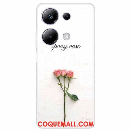 Coque Xiaomi Redmi Note 13 Pro 4G / Poco M6 Pro 4G Trois Fleurs