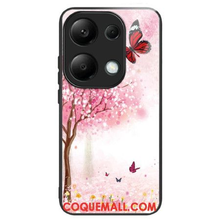 Coque Xiaomi Redmi Note 13 Pro 4G / Poco M6 Pro 4G Verre Trempé Cerisiers en Fleurs