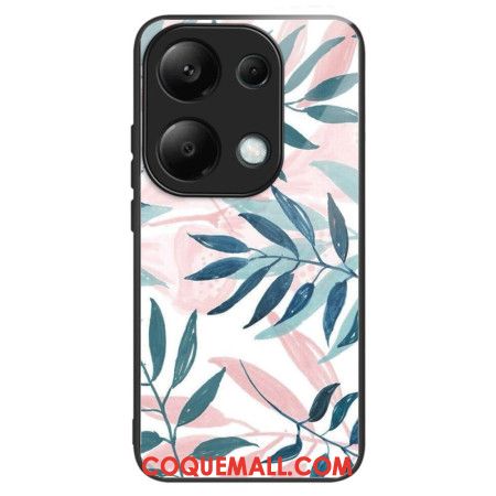 Coque Xiaomi Redmi Note 13 Pro 4G / Poco M6 Pro 4G Verre Trempé Feuilles