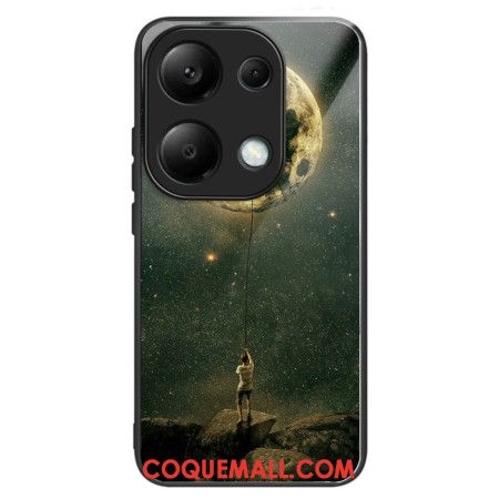 Coque Xiaomi Redmi Note 13 Pro 4G / Poco M6 Pro 4G Verre Trempé Homme à la Lune