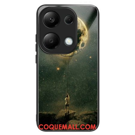 Coque Xiaomi Redmi Note 13 Pro 4G / Poco M6 Pro 4G Verre Trempé Homme à la Lune