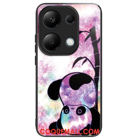 Coque Xiaomi Redmi Note 13 Pro 4G / Poco M6 Pro 4G Verre Trempé Mignon Panda