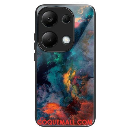 Coque Xiaomi Redmi Note 13 Pro 4G / Poco M6 Pro 4G Verre Trempé Nuages Colorés