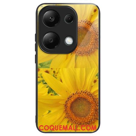 Coque Xiaomi Redmi Note 13 Pro 4G / Poco M6 Pro 4G Verre Trempé Tournesols