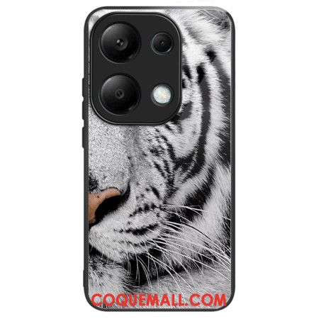 Coque Xiaomi Redmi Note 13 Pro 4G / Poco M6 Pro 4G Verre Trempé Tête de Tigre