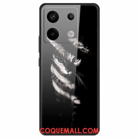 Coque Xiaomi Redmi Note 13 Pro 5G / Poco X6 5G Verre Trempé Chat d'Ombre