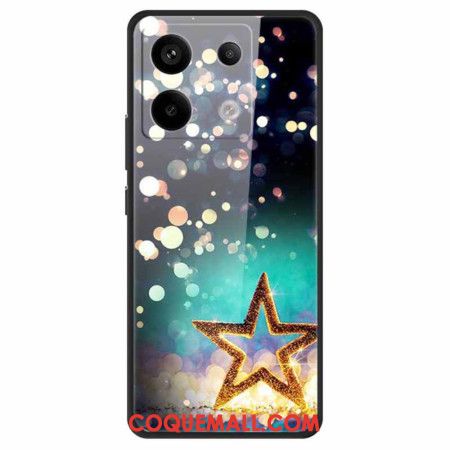 Coque Xiaomi Redmi Note 13 Pro 5G / Poco X6 5G Verre Trempé Étoile Brillante