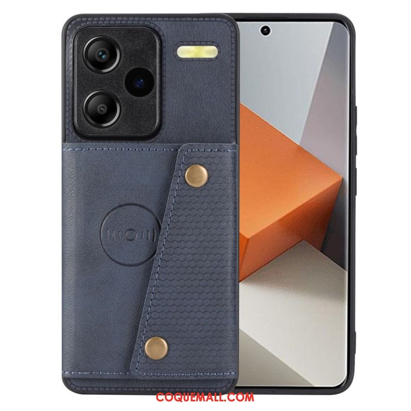 Coque Xiaomi Redmi Note 13 Pro Plus 5G avec Support et Porte-Cartes