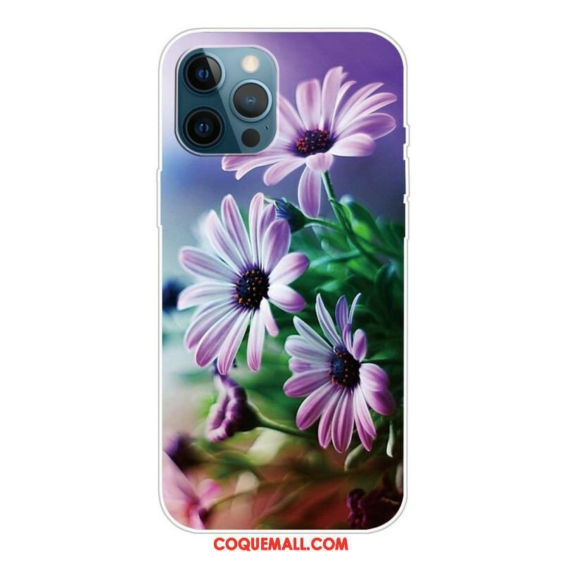 Coque iPhone 13 Pro Fleurs Réalistes