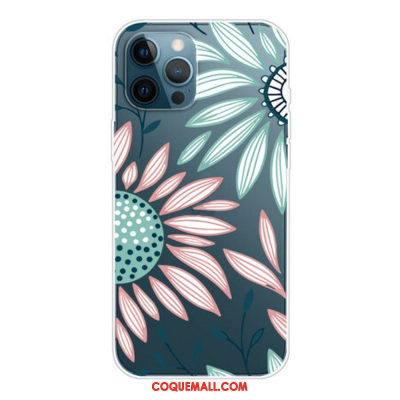 Coque iPhone 13 Pro Transparente Une Fleur