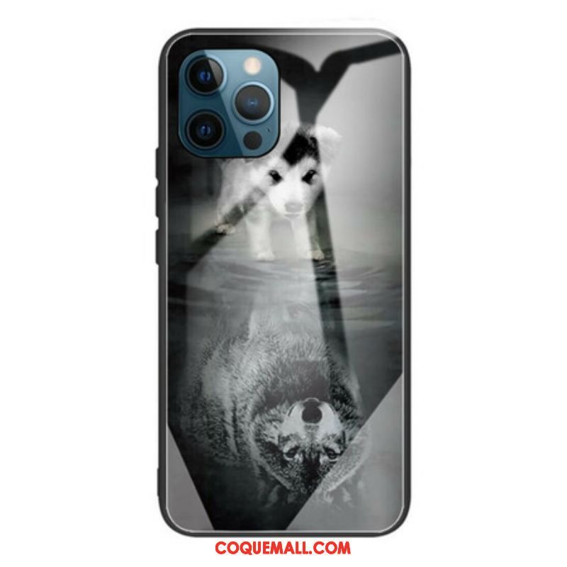 Coque iPhone 13 Pro Verre Trempé Rêve de Chiot