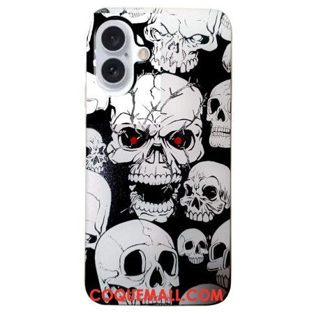 Coque iPhone 16 Crânes