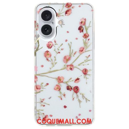 Coque iPhone 16 Fleurs