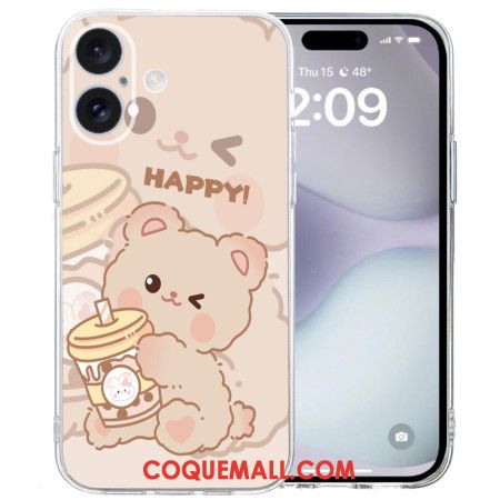 Coque iPhone 16 HAPPPY