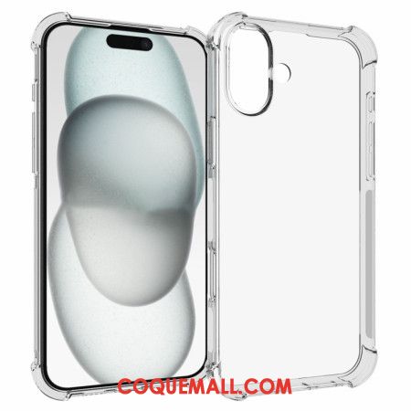 Coque iPhone 16 Plus Transparente Coins Renforcés