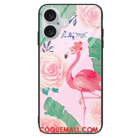 Coque iPhone 16 Plus Verre Trempé Oiseau