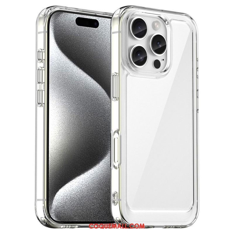 Coque iPhone 16 Pro Acrylique et Silicone