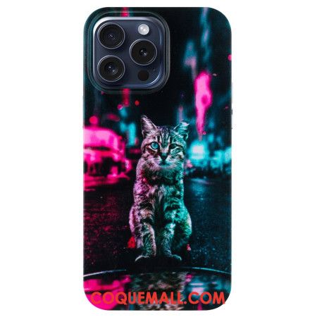 Coque iPhone 16 Pro Chat en Ville