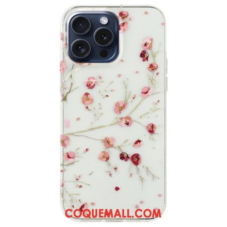 Coque iPhone 16 Pro Max Fleurs