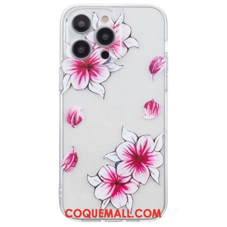 Coque iPhone 16 Pro Max Fleurs de Cerisier