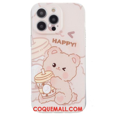 Coque iPhone 16 Pro Max Happy