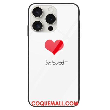 Coque iPhone 16 Pro Max Verre Trempé Beloved