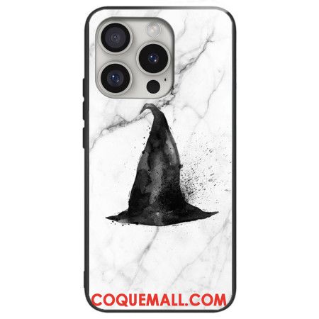 Coque iPhone 16 Pro Max Verre Trempé Chapeau