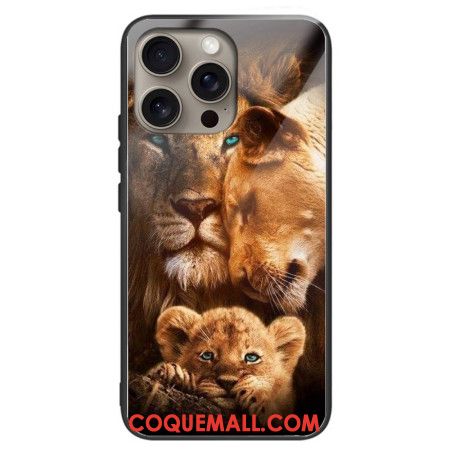 Coque iPhone 16 Pro Max Verre Trempé Lions