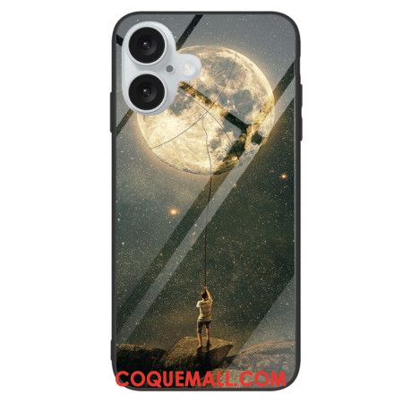 Coque iPhone 16 Verre Trempé Lune