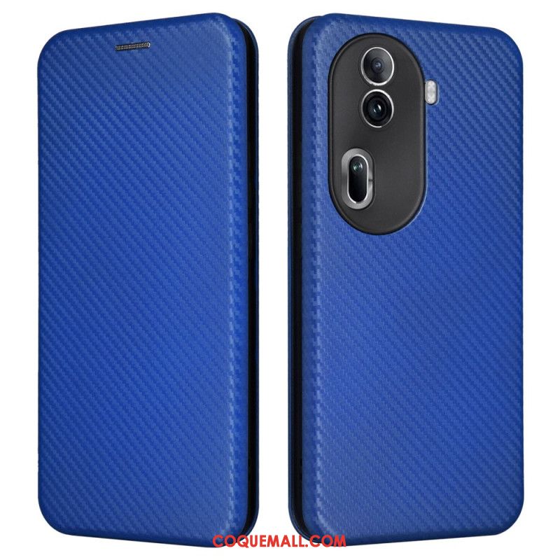 Flip Cover Oppo Reno 11 Pro 5G Fibre Carboone