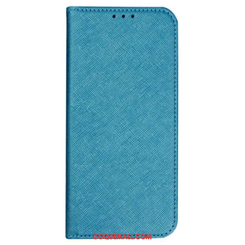 Flip Cover Oppo Reno 12 5G Texture Croisée