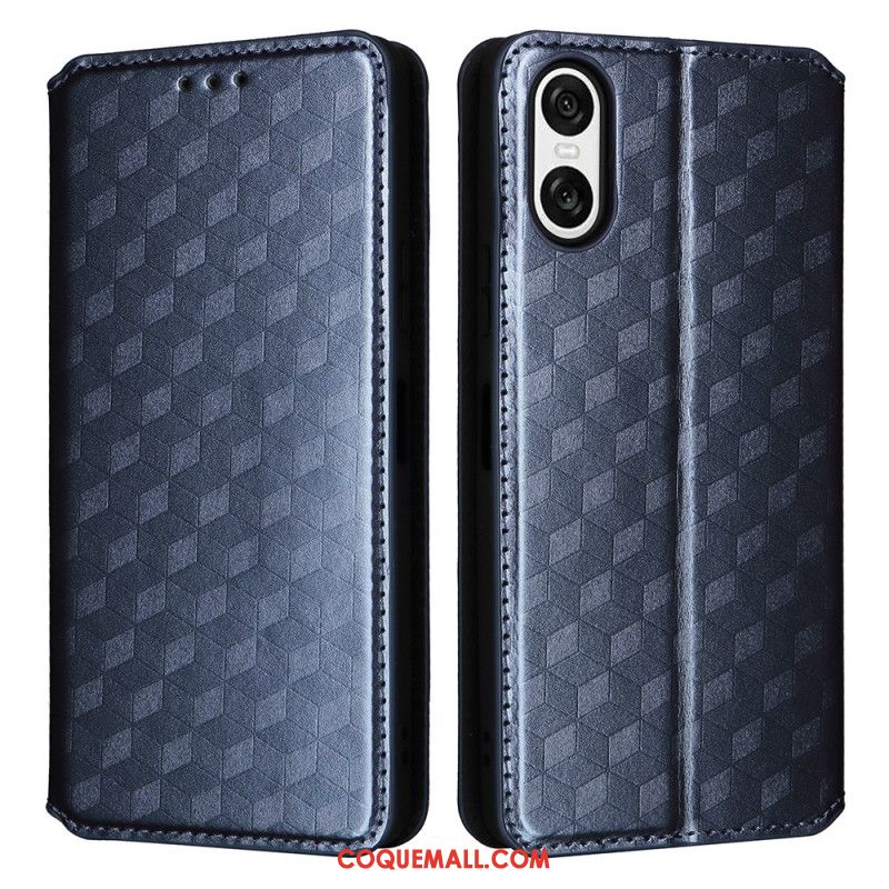 Flip Cover Sony Xperia 10 VI Losanges 3D