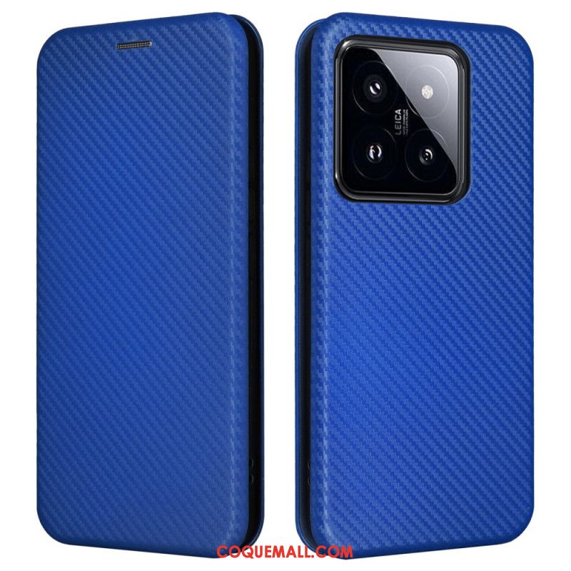 Flip Cover Xiaomi 14 Fibre Carbone