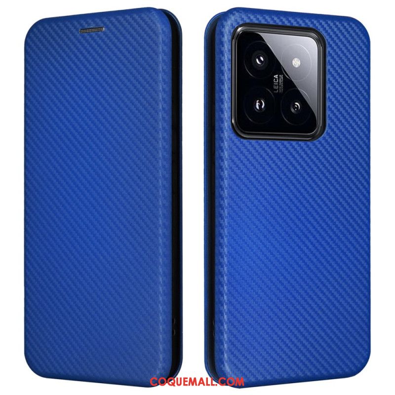 Flip Cover Xiaomi 14 Pro Fibre Carbone